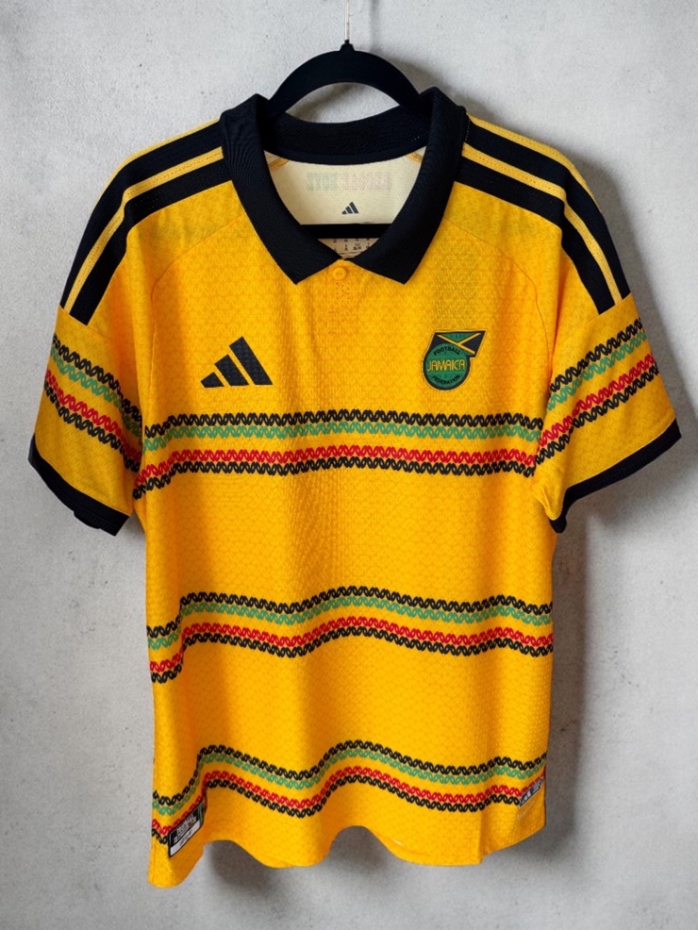 Adidas Jamaica Bob Marley Authentic Soccer Jersey XL Reggae Boyz KB7466 NWT